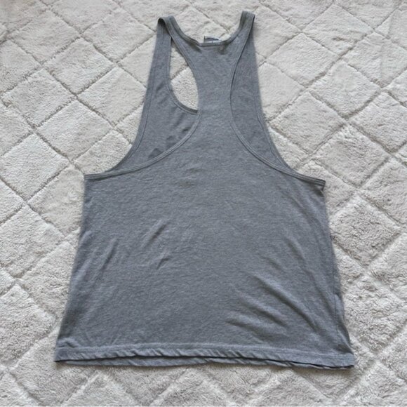 Gymshark | Light Gray Marl Legacy Stringer Muscle Tee | Size Small - Picture 3 of 7
